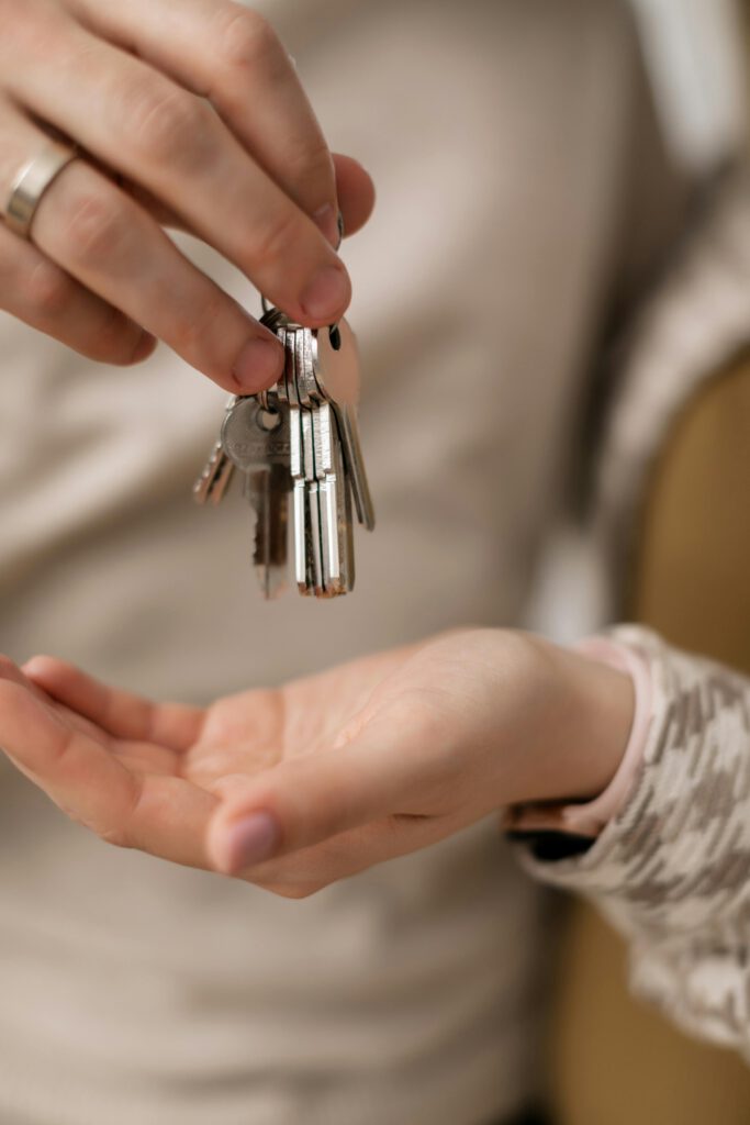 Handing the Keys of a New House